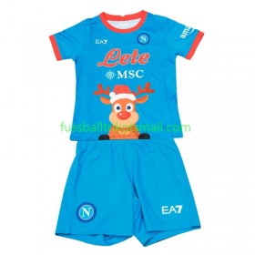 Fußballtrikots SSC Napoli Xmas Kinder 2022-2023 Kurzarm Heimtrikotsatz kaufen